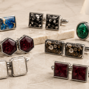 Obsidian Silver Square